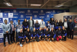 Club Deportivo UFRO presentó equipo de básquetbol que jugará en Liga Nacional Femenina