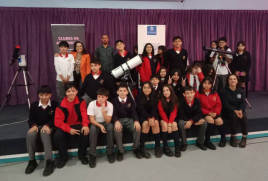 Campus Angol y Pucón UFRO celebraron el día de la astronomía en colegios de ambas comunas