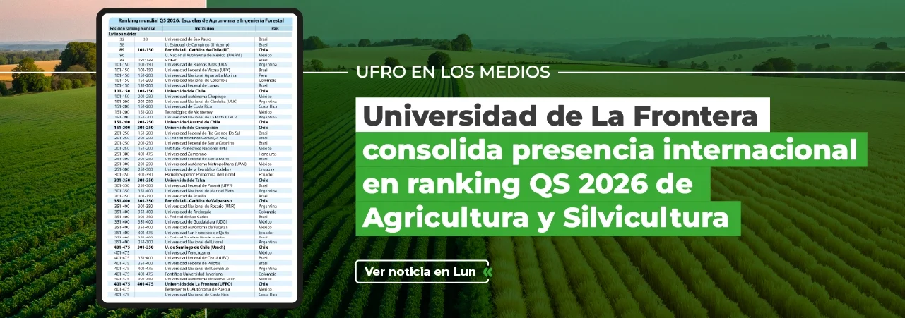 UFRO en los medios UFRO en los medios