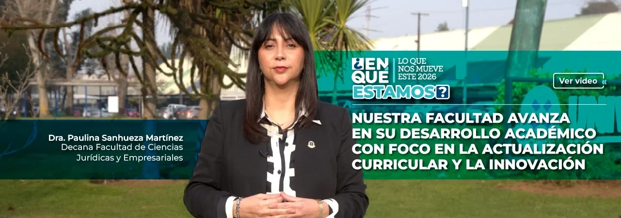 Decana FCJE Dra Paulina Sanhueza