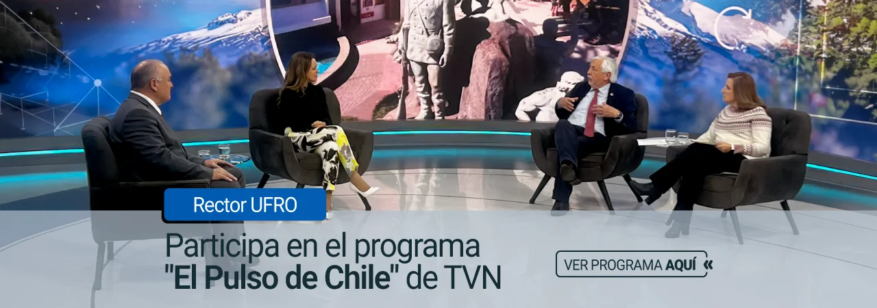 Rector participa en programa El pulso de Chile