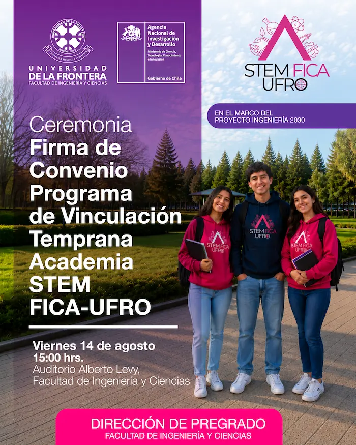 Ceremonia Academia STEM FICA UFRO