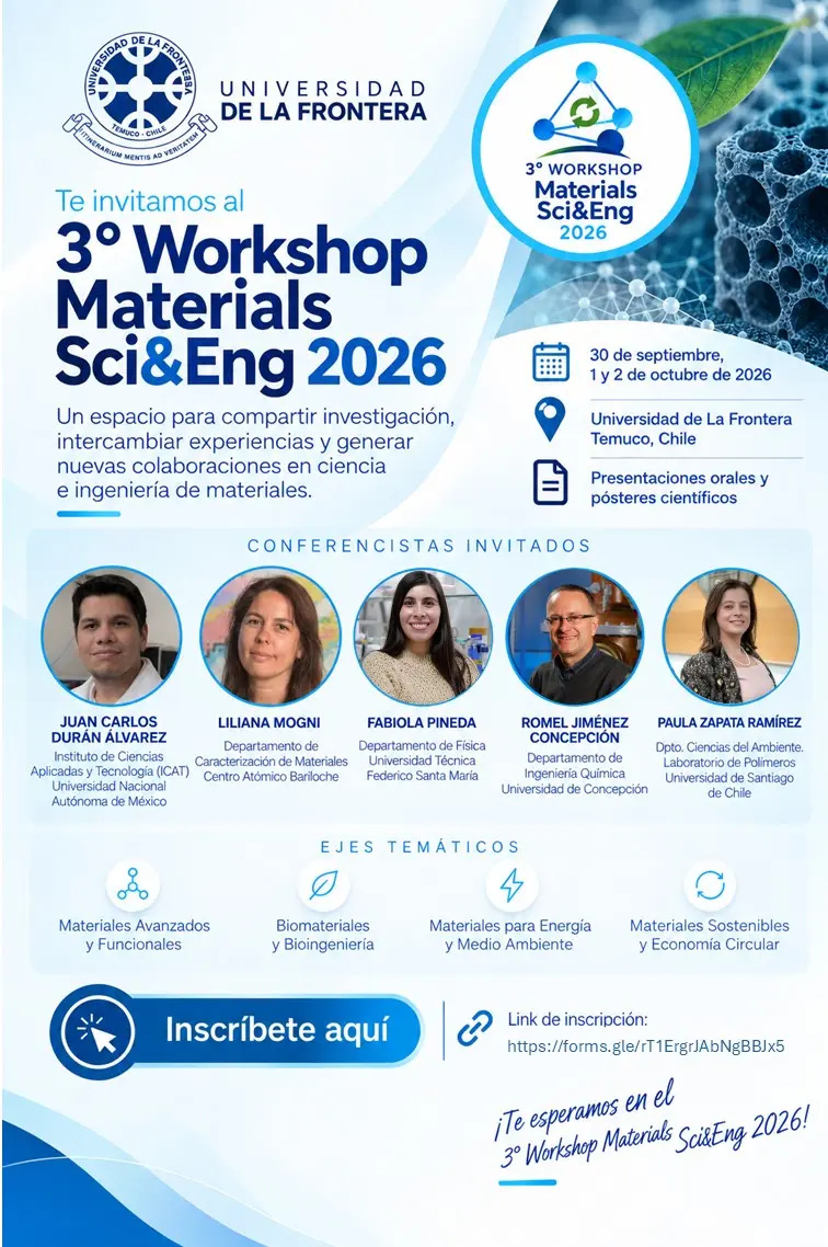 3° Workshop Materials Sci&Eng 2026