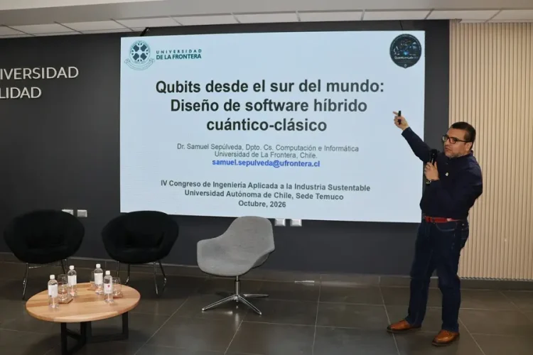 Académico UFRO abordó los desafíos de la computación cuántica y la inteligencia artificial en la ingeniería del futuro